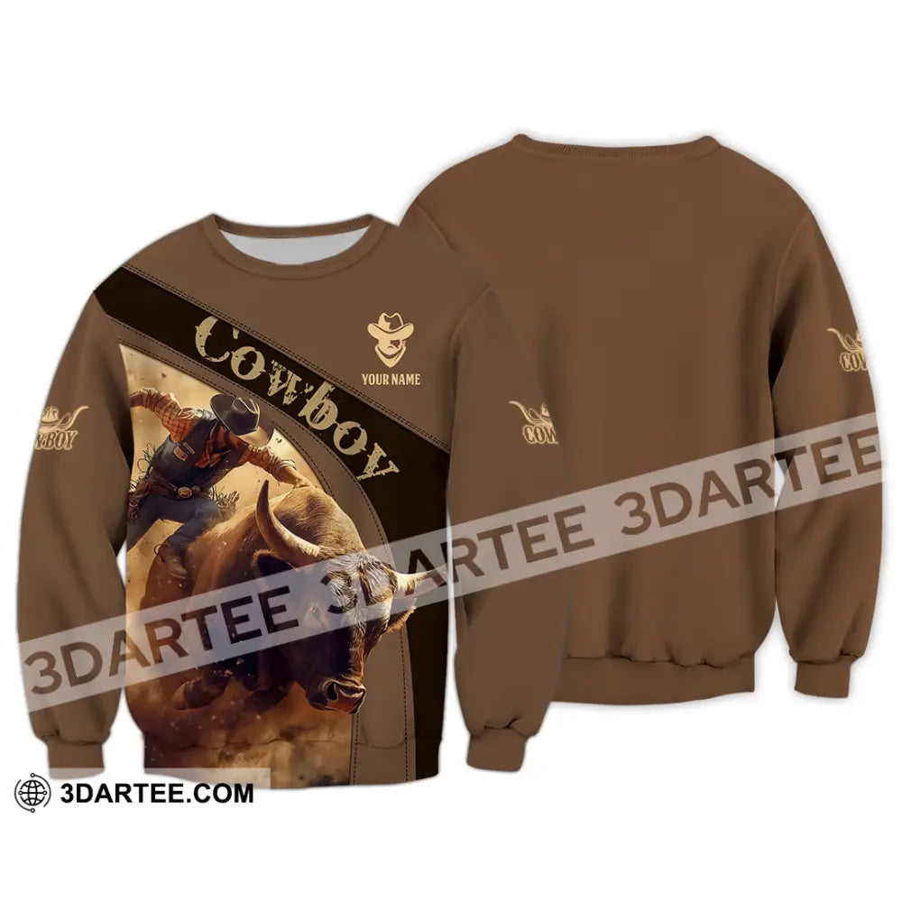 Men Shirt - Custom Cowboy Shirt - Long Sleeve / S - T-shirt