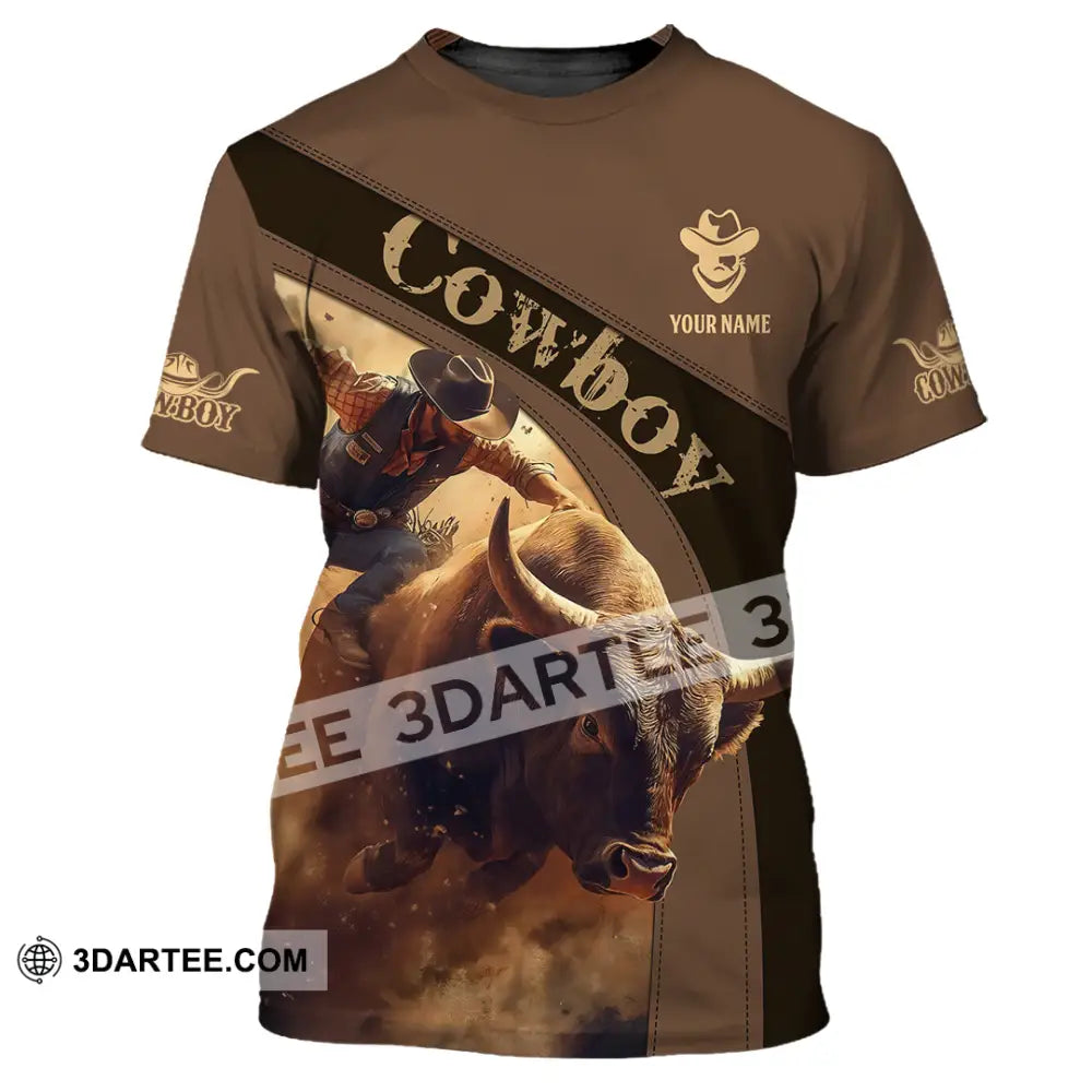 Men Shirt - Custom Cowboy Shirt - T-Shirt / S - T-shirt