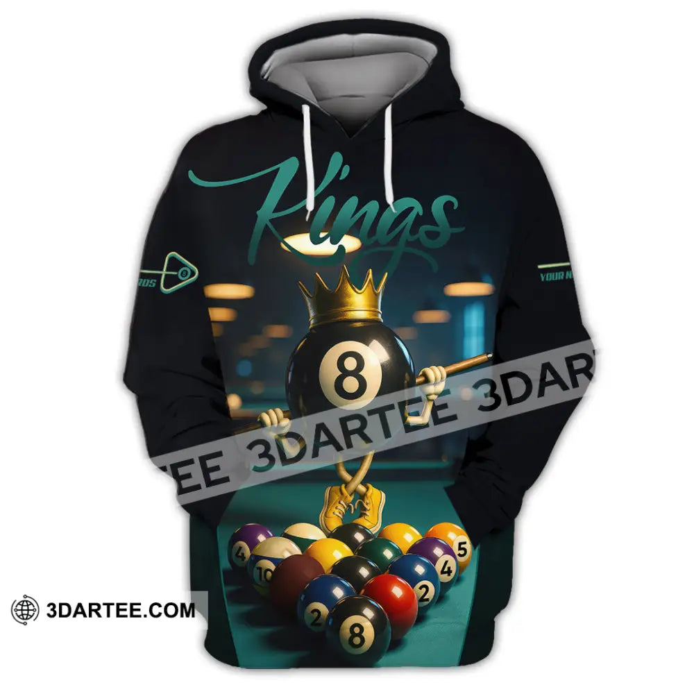Men Shirt - Custom Kings Of Billiards Shirt Hoodie / S T-shirt