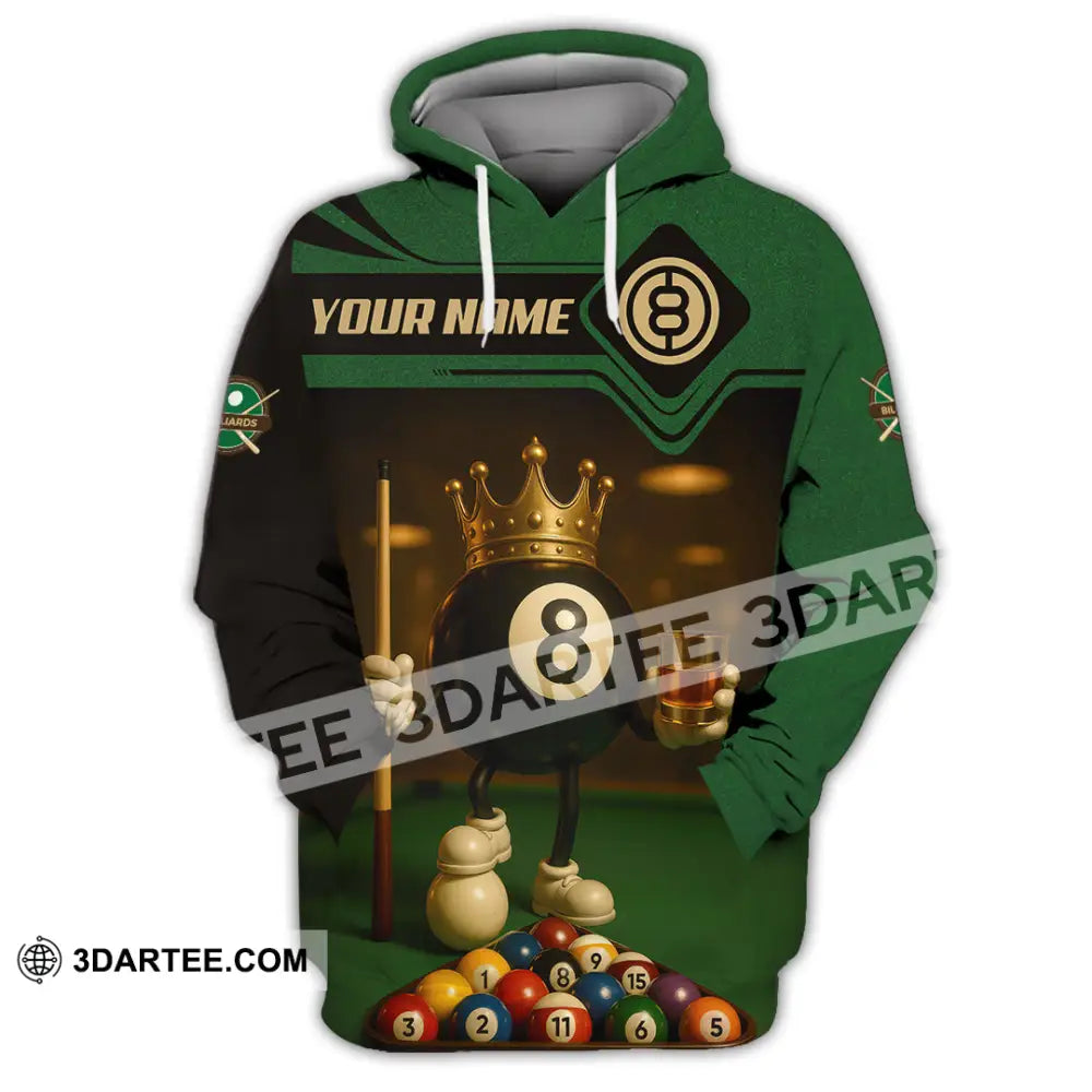 Men Shirt - Custom Kings Of Billiards Shirt Hoodie / S T-shirt