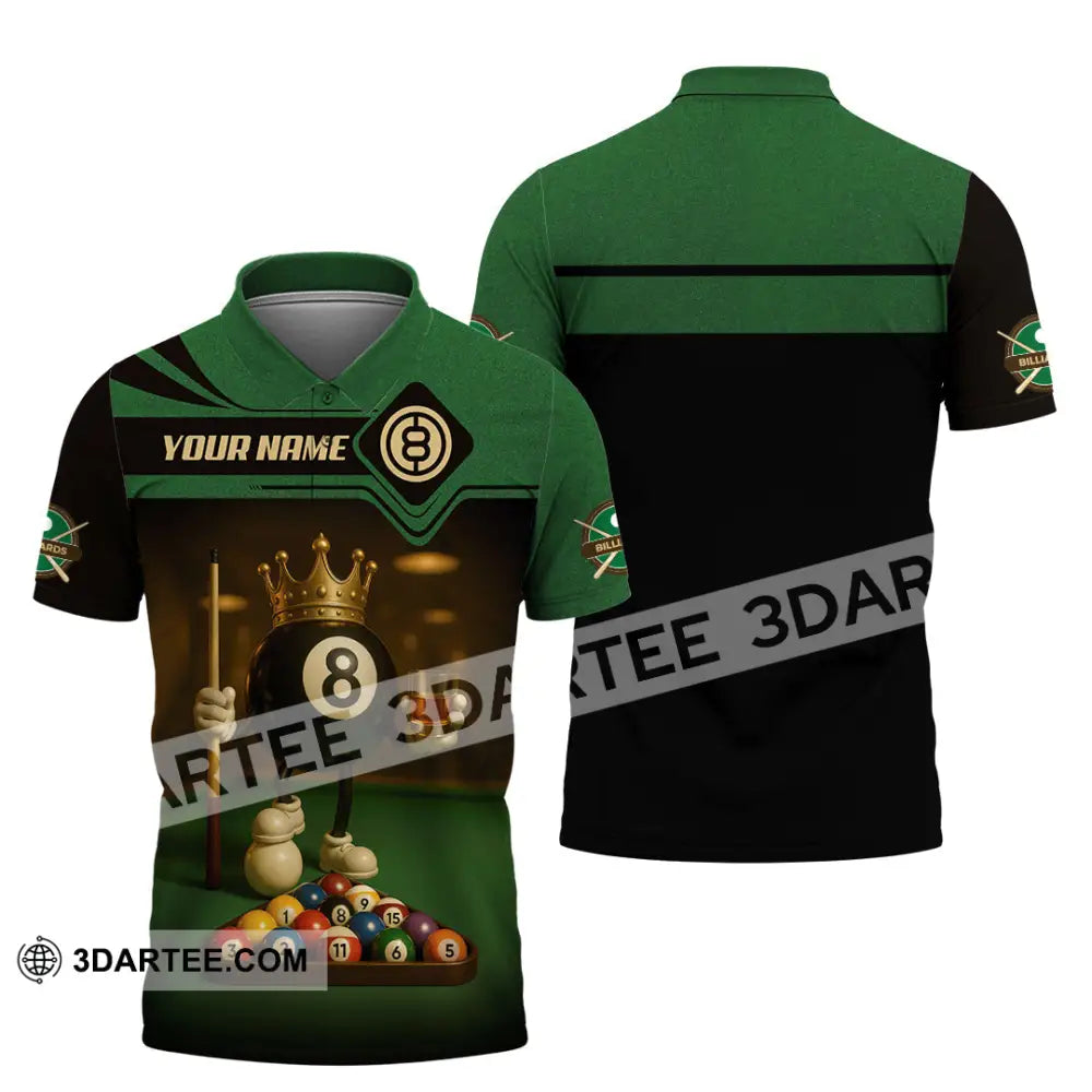 Men Shirt - Custom Kings Of Billiards Shirt Polo Shirt / S T-shirt