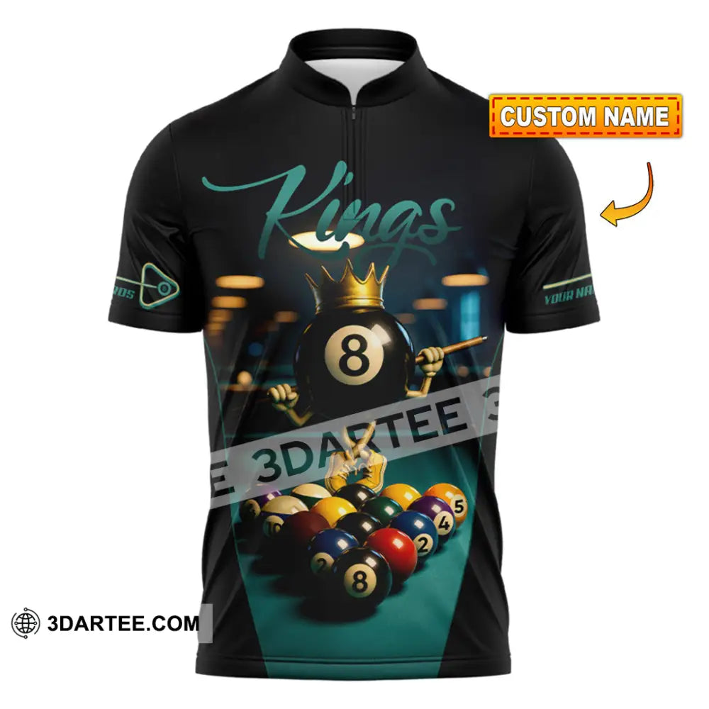 Men Shirt - Custom Kings Of Billiards Shirt T-shirt