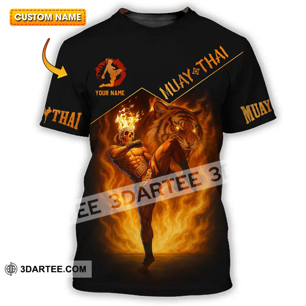 Men Shirt - Custom Let’s Fight Fire Muay Thai Sport Shirt T-shirt
