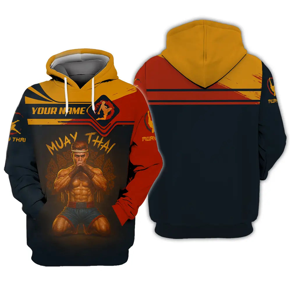 Men Shirt - Custom Let’s Fight Muay Thai Sport Shirt Hoodie / S T-shirt