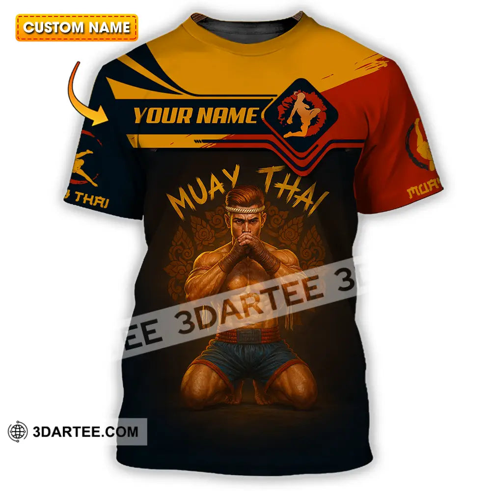 Men Shirt - Custom Let’s Fight Muay Thai Sport Shirt T-shirt