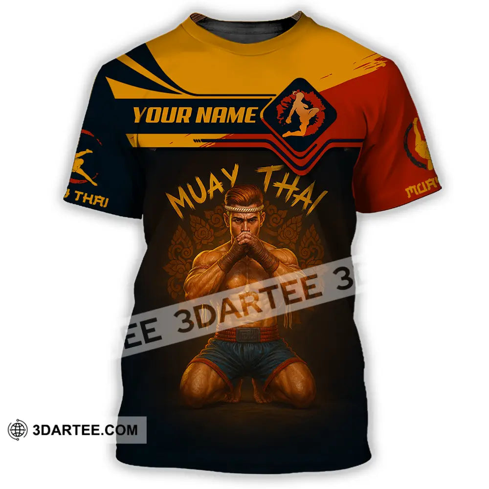 Men Shirt - Custom Let’s Fight Muay Thai Sport Shirt T-Shirt / S T-shirt