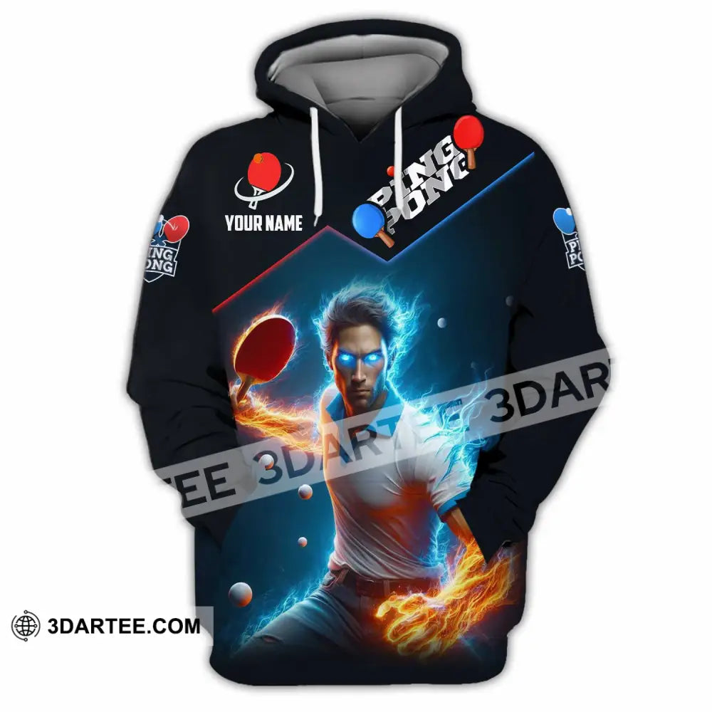Men Shirt - Custom Ping Pong Lover Shirt Hoodie / S T-shirt