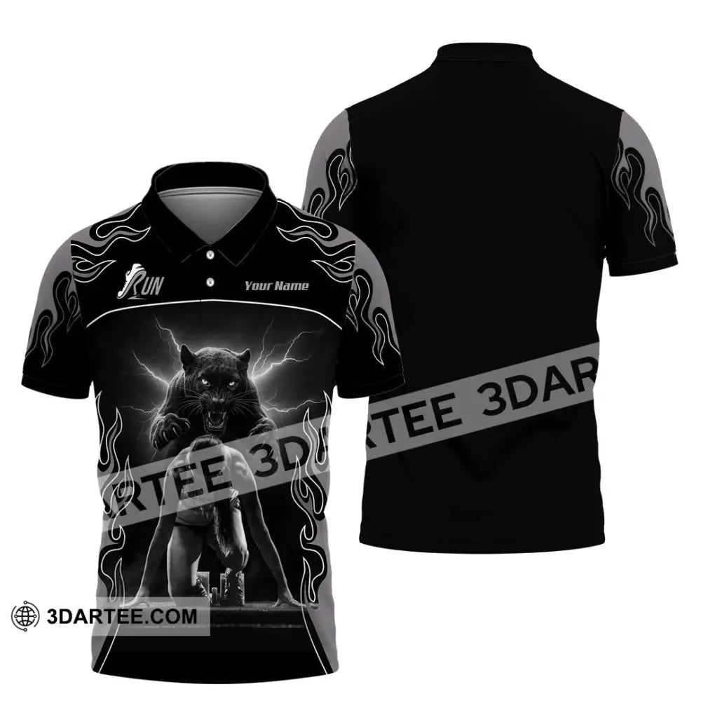 Men Shirt - Custom Ready To Run Love Running Shirt Polo Shirt / S T-shirt