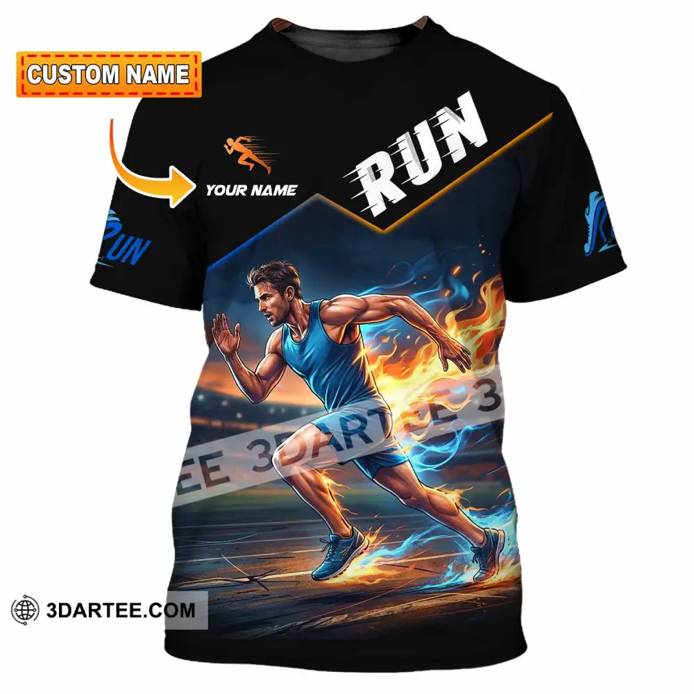 Men Shirt - Custom Run Shirt - T-shirt