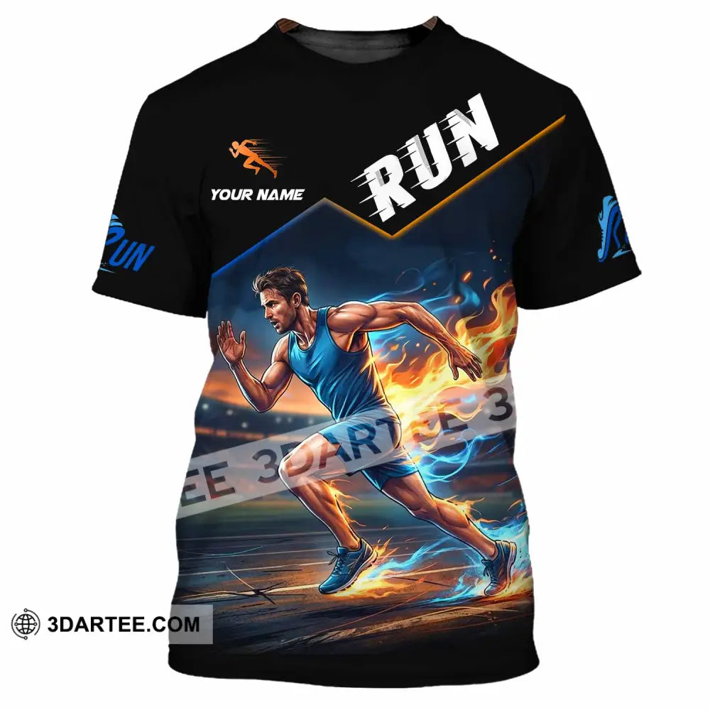 Men Shirt - Custom Run Shirt - T-Shirt / S - T-shirt