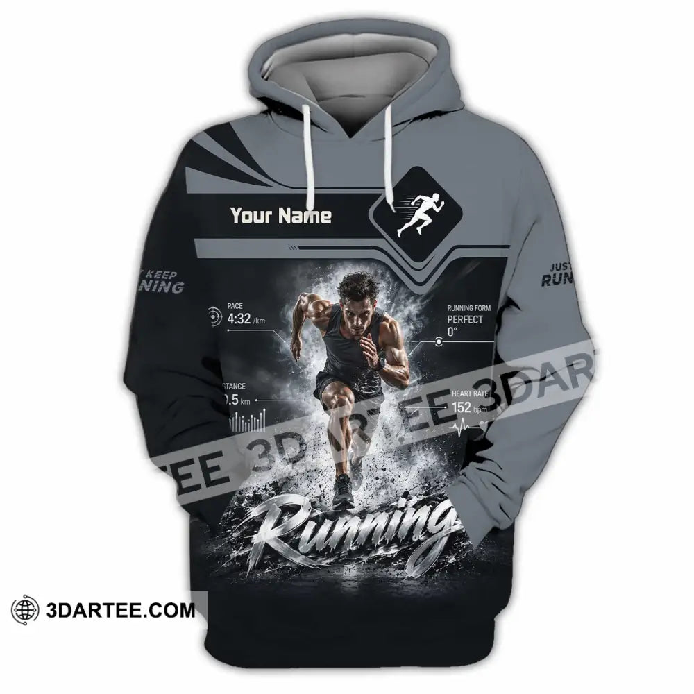 Men Shirt - Custom Running Shirt - Hoodie / S - T-shirt
