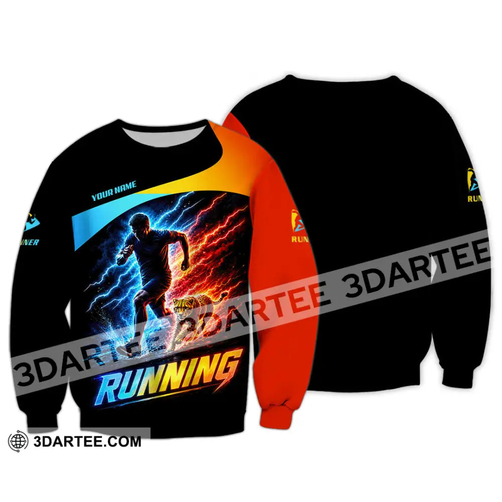 Men Shirt - Custom Running Shirt - Long Sleeve / S - T-shirt