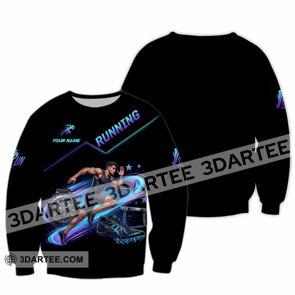 Men Shirt - Custom Running Shirt - Long Sleeve / S - T-shirt
