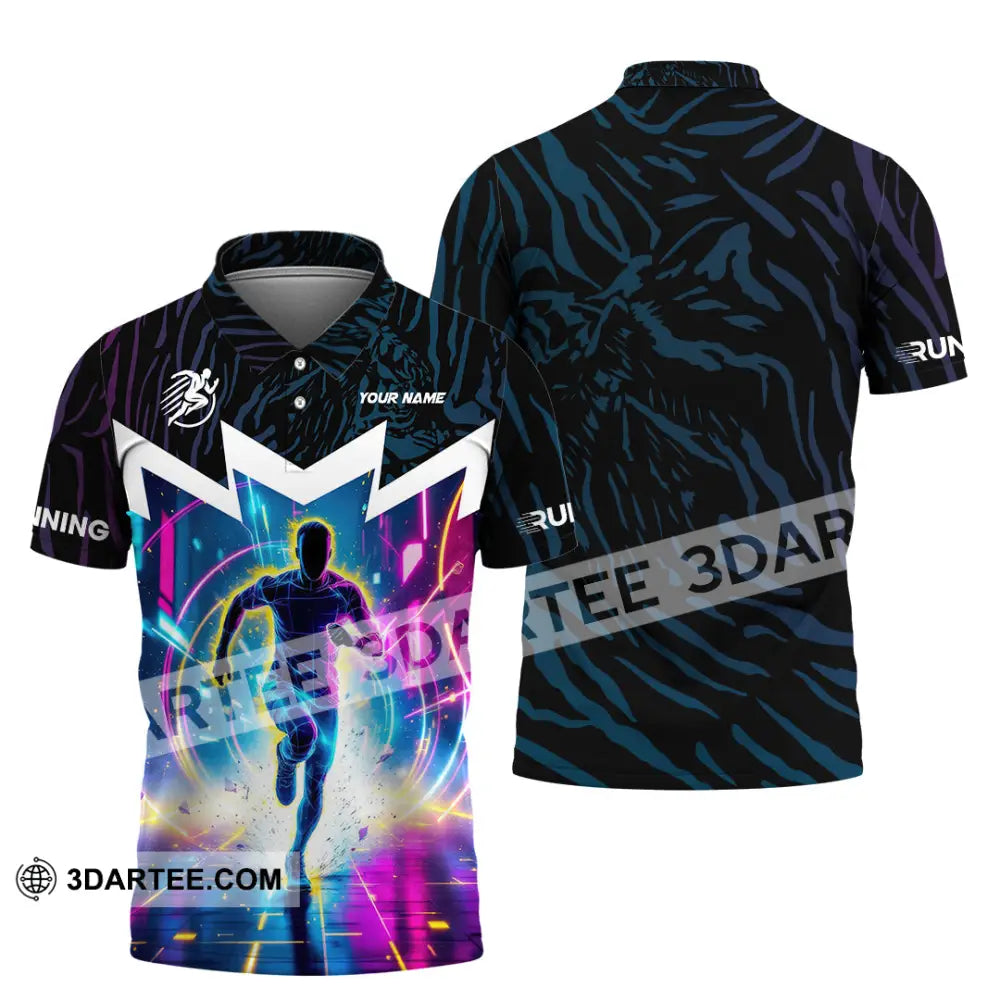 Men Shirt Custom Running Love Runner Shirt Polo Shirt / S T shirt