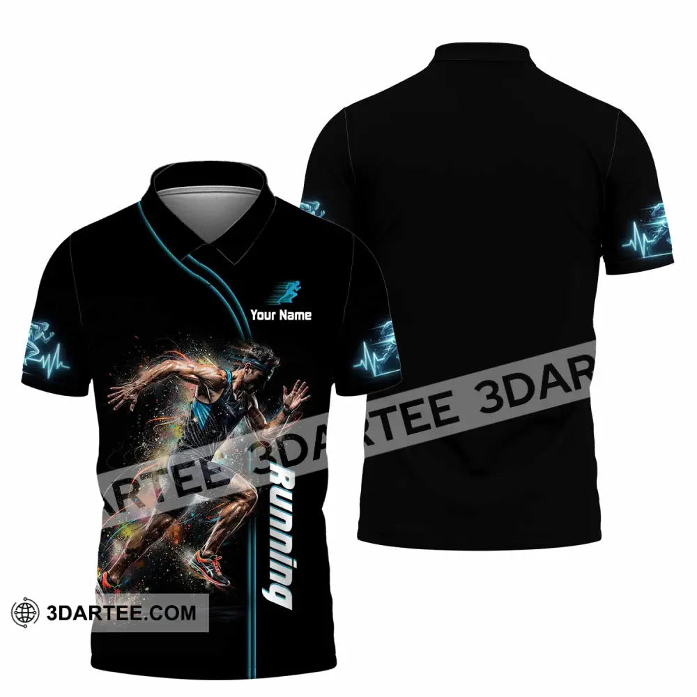 Men Shirt - Custom Running Shirt - Polo Shirt / S - T-shirt