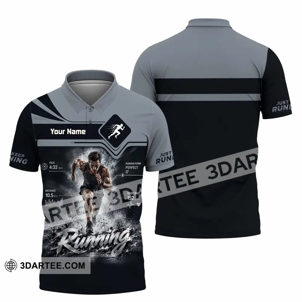 Men Shirt - Custom Running Shirt - Polo Shirt / S - T-shirt