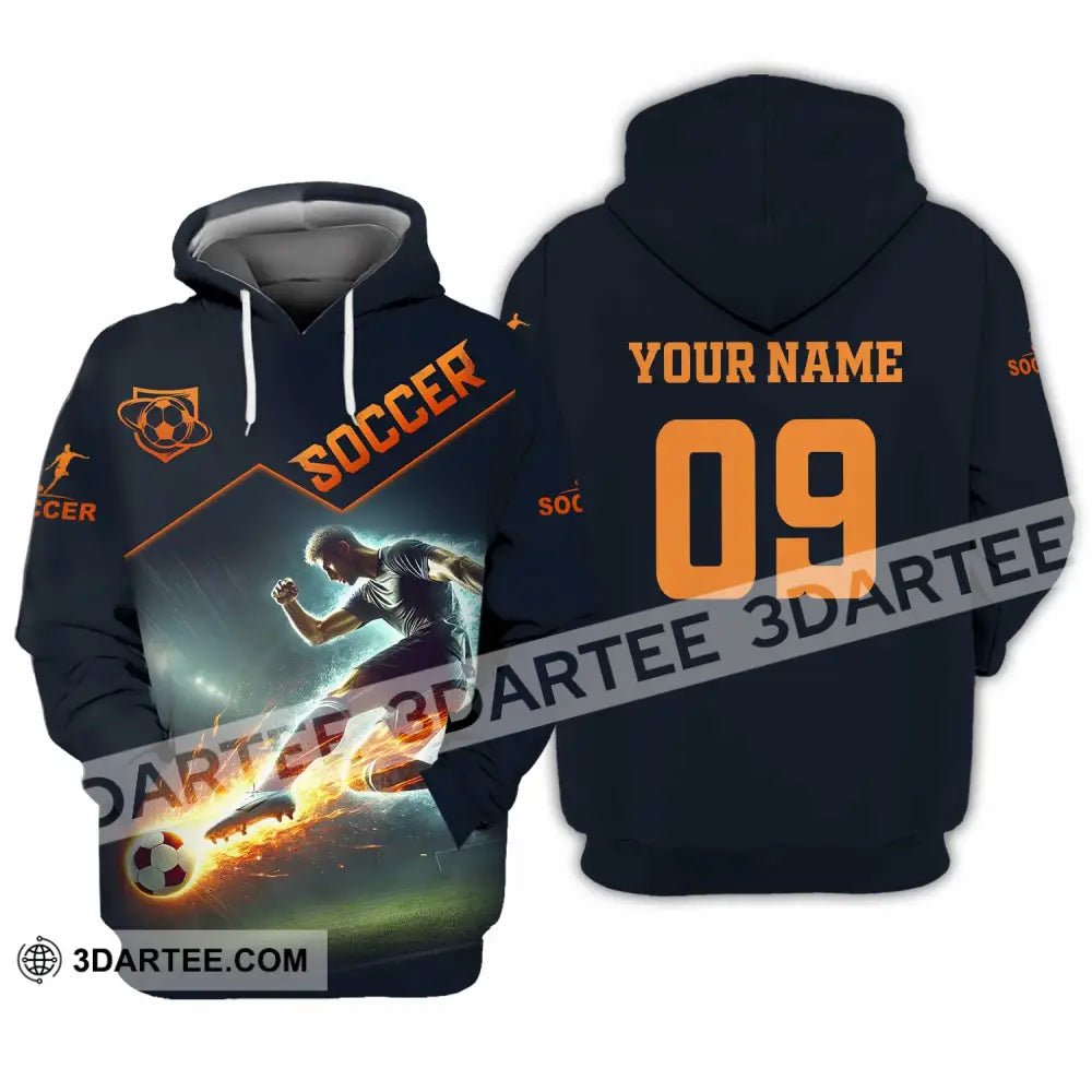 Men Shirt - Custom Soccer Man Soccer Player Shirt Hoodie / S T-shirt