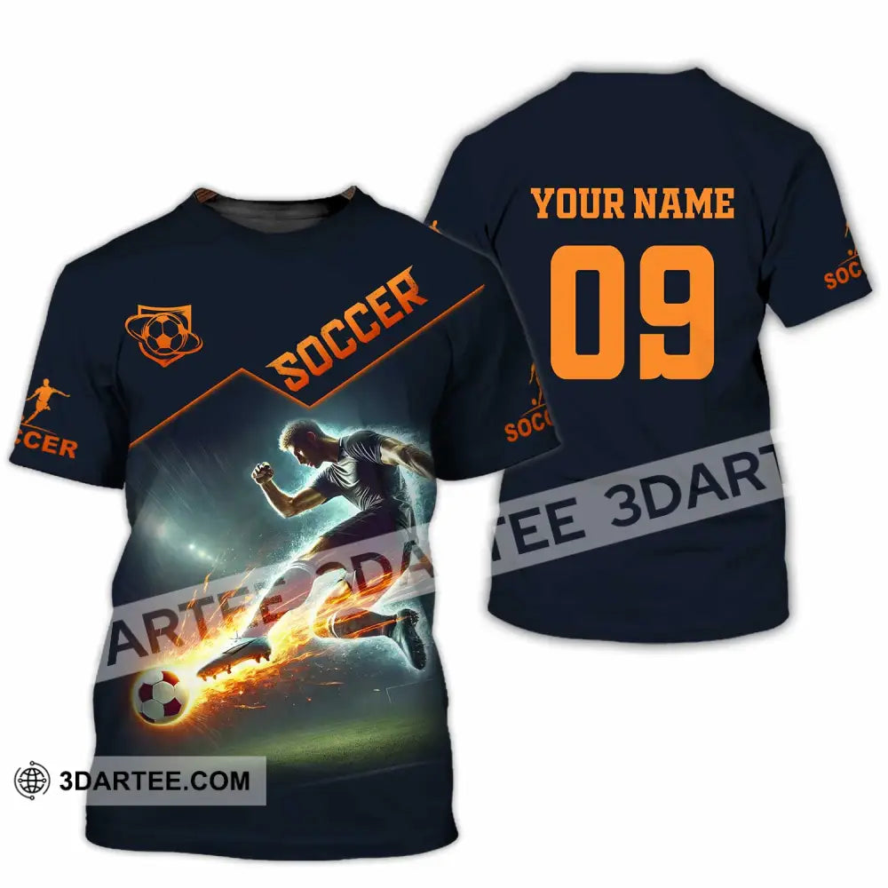 Men Shirt - Custom Soccer Man Soccer Player Shirt T-Shirt / S T-shirt
