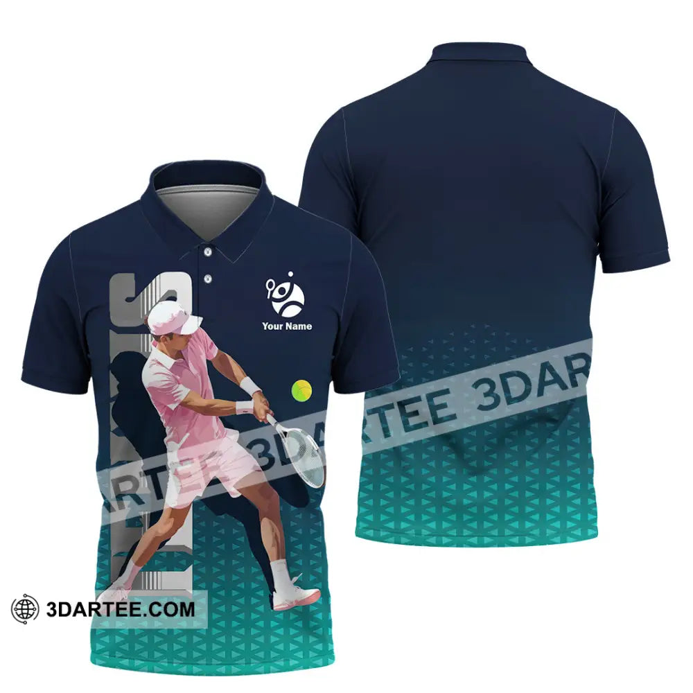 Men Shirt - Custom Tennis 3D Shirt Polo Shirt / S T-shirt