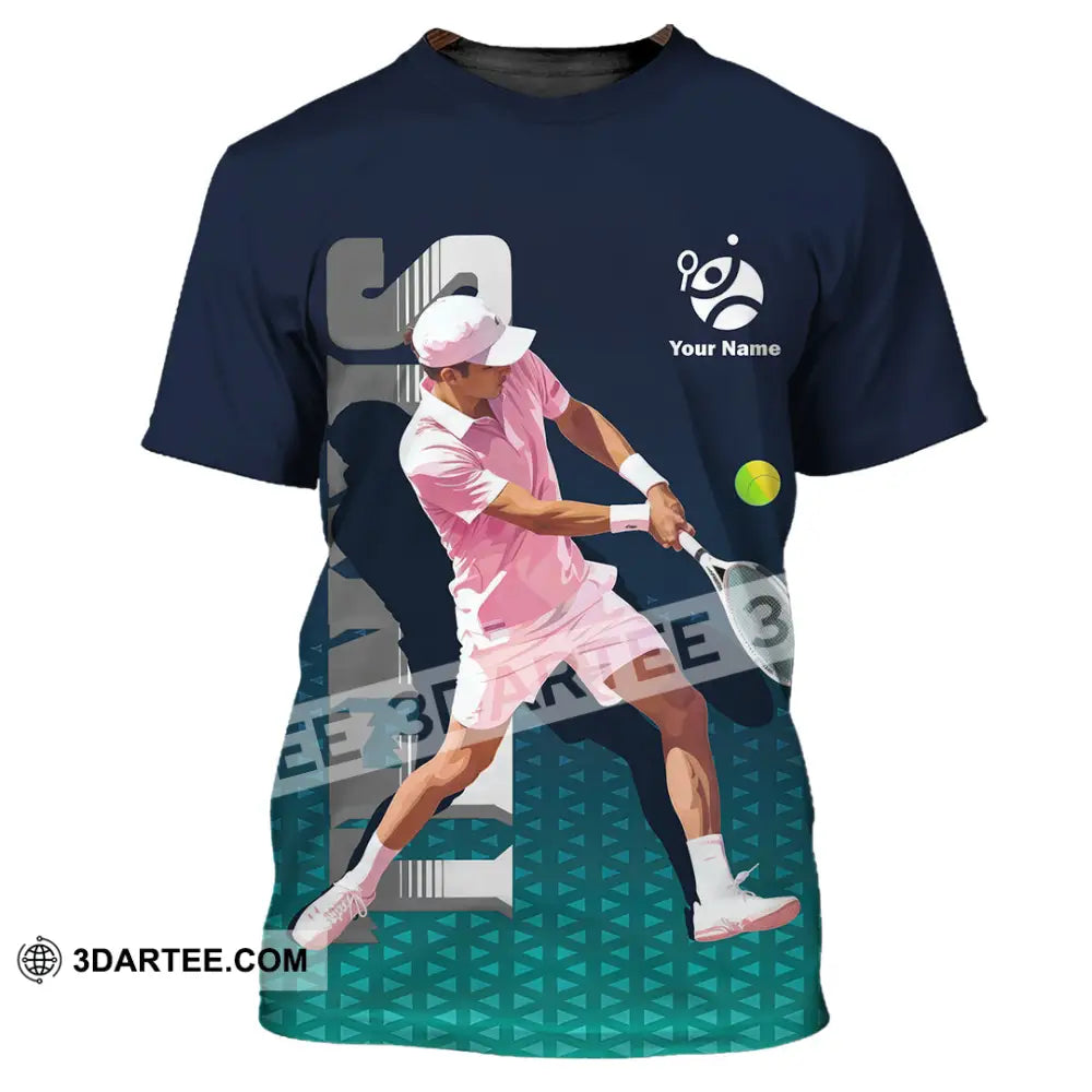 Men Shirt - Custom Tennis 3D Shirt T-Shirt / S T-shirt