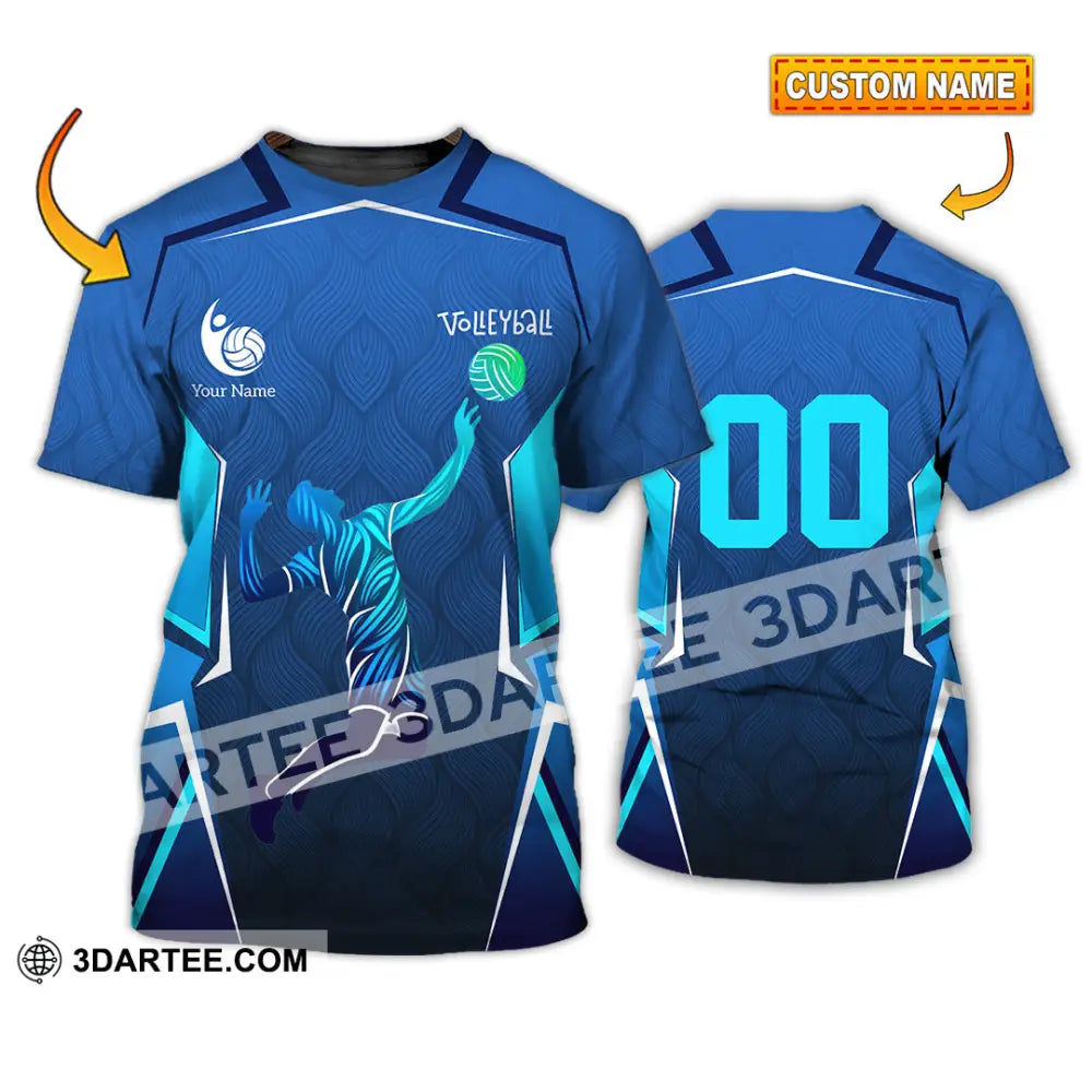 Men Shirt - Custom Volleyball 3D Shirt - T-shirt