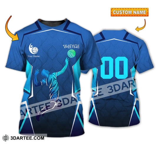 Men Shirt - Custom Volleyball 3D Shirt - T-shirt