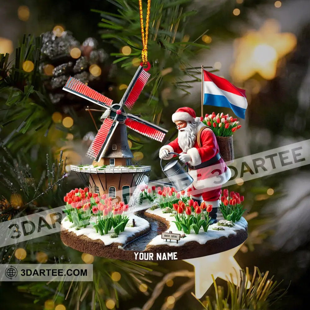 Merry Christmas Netherlands Home Decor Christmas Ornament Personalized Ornament Ornament