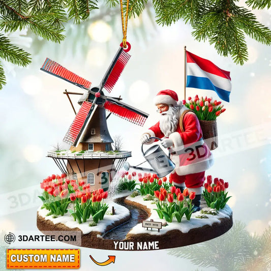 Merry Christmas Netherlands Home Decor Christmas Ornament Personalized Ornament 3.54’’ / 1 Ornament Ornament