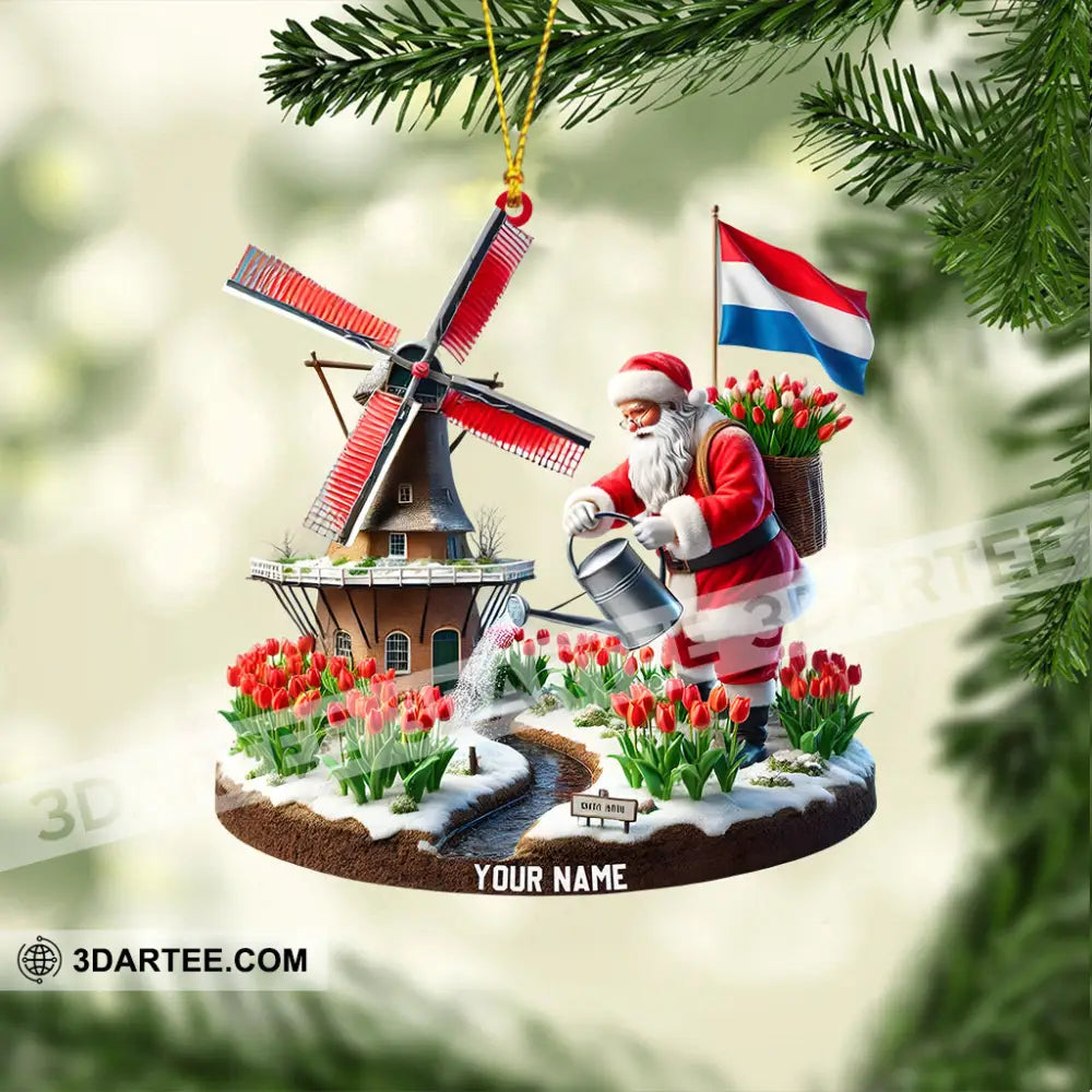 Merry Christmas Netherlands Home Decor Christmas Ornament Personalized Ornament Ornament