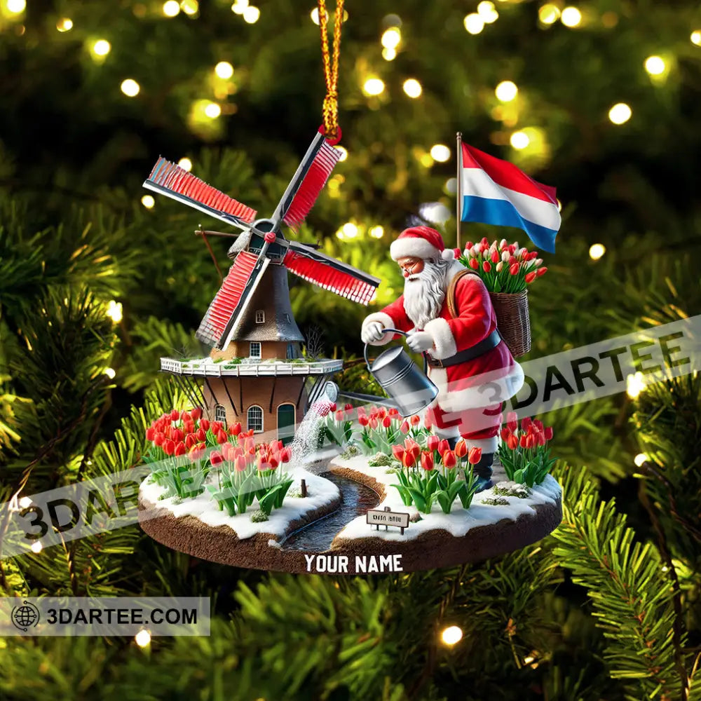Merry Christmas Netherlands Home Decor Christmas Ornament Personalized Ornament Ornament