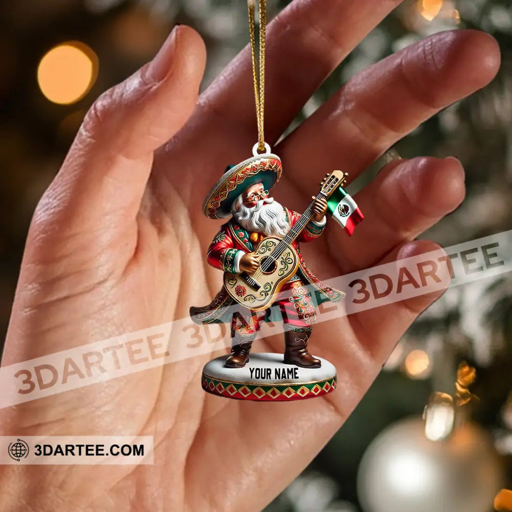 Merry Christmas Santa Mexican Home Decor Christmas Ornament Personalized Ornament Ornament