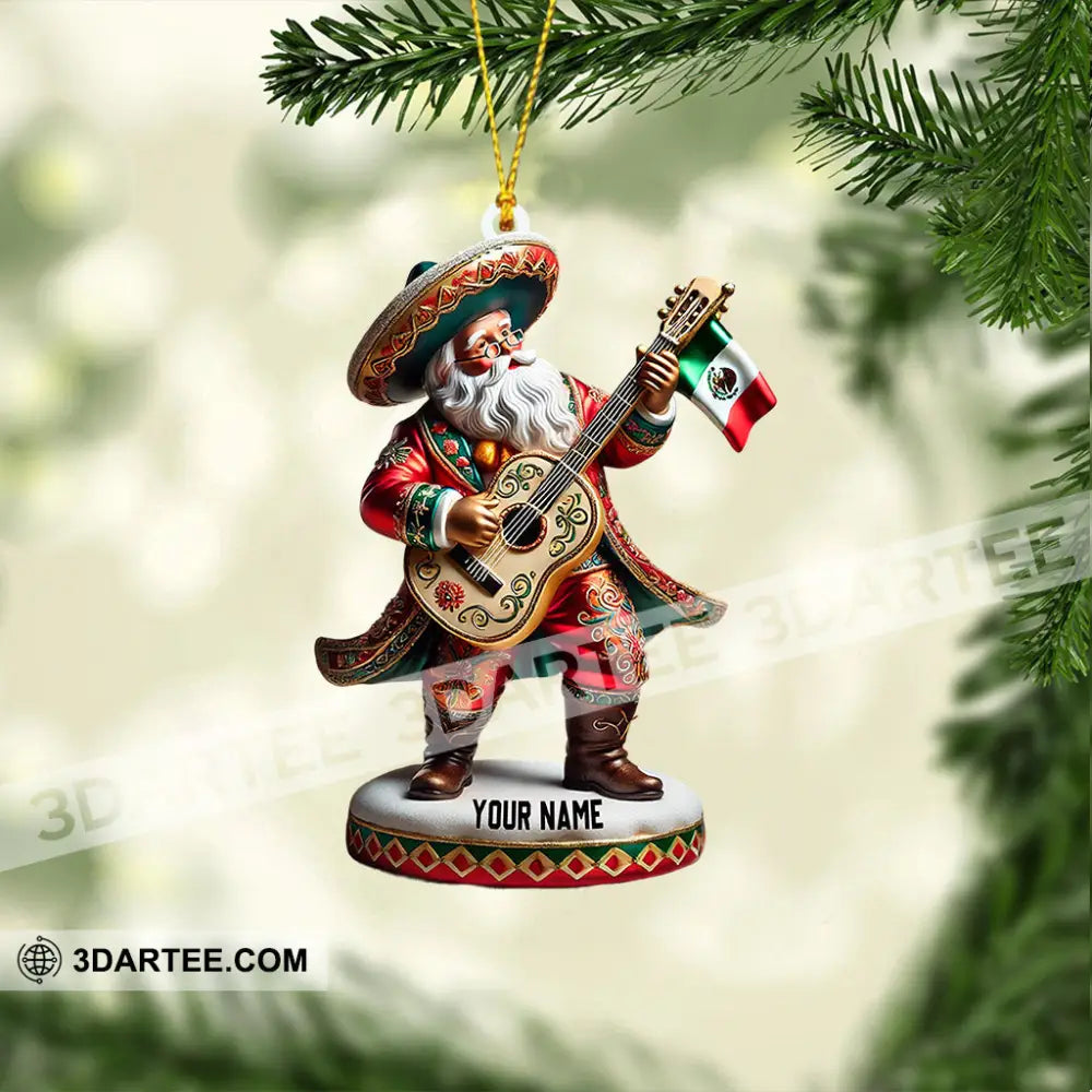 Merry Christmas Santa Mexican Home Decor Christmas Ornament Personalized Ornament Ornament