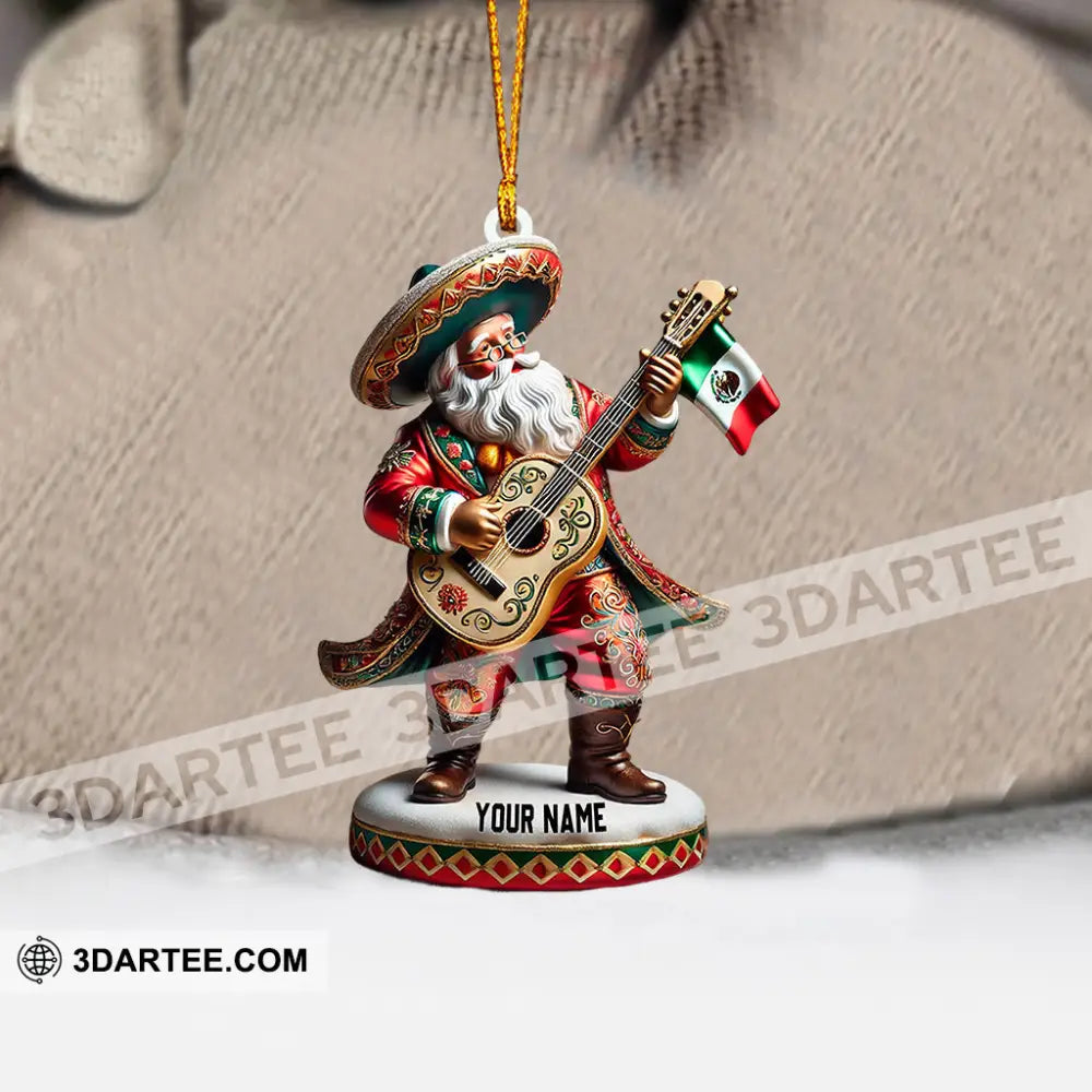 Merry Christmas Santa Mexican Home Decor Christmas Ornament Personalized Ornament Ornament