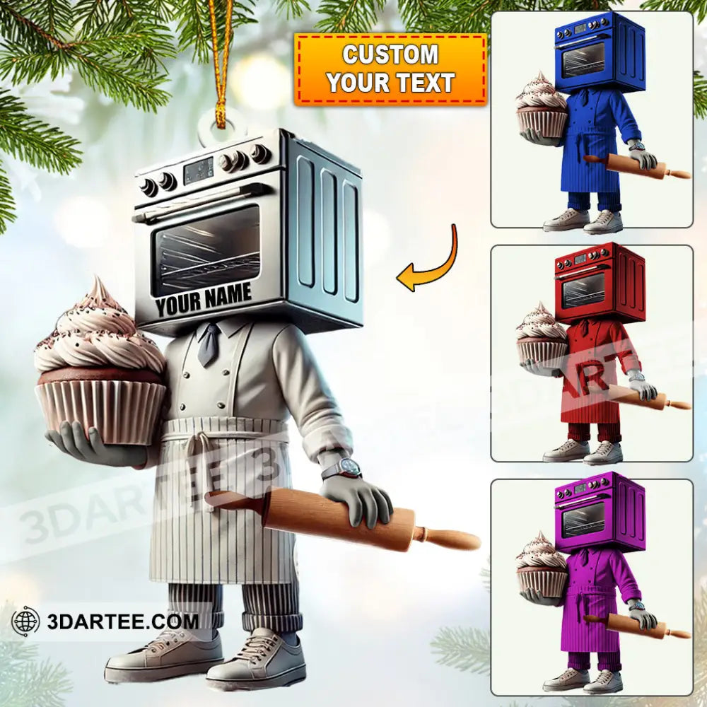 Micro Bakery Decor Christmas Ornament Personalized Ornament 3.54’’ / 1 Ornament Ornament