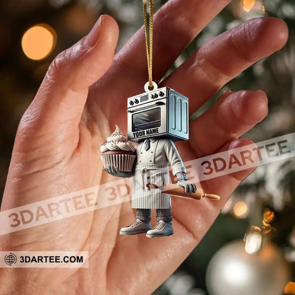 Micro Bakery Decor Christmas Ornament Personalized Ornament Ornament