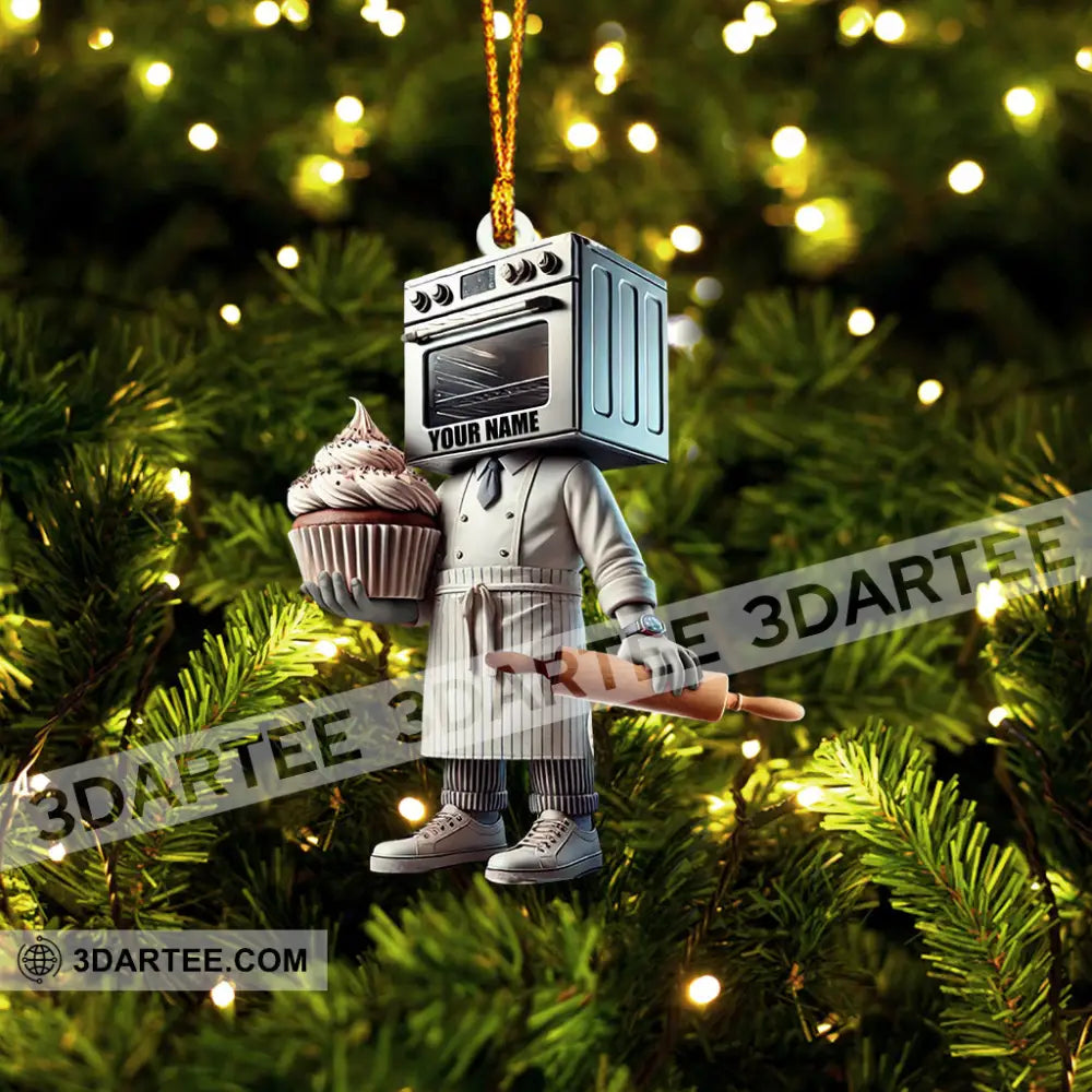 Micro Bakery Decor Christmas Ornament Personalized Ornament Ornament