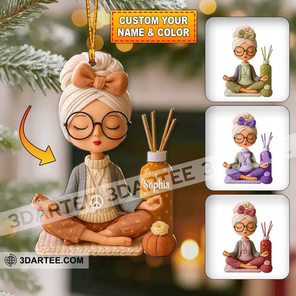 Mindfulness And Mental Health Home Decor Christmas Ornament Personalized Ornament 3.54’’ / 1 Ornament Ornament
