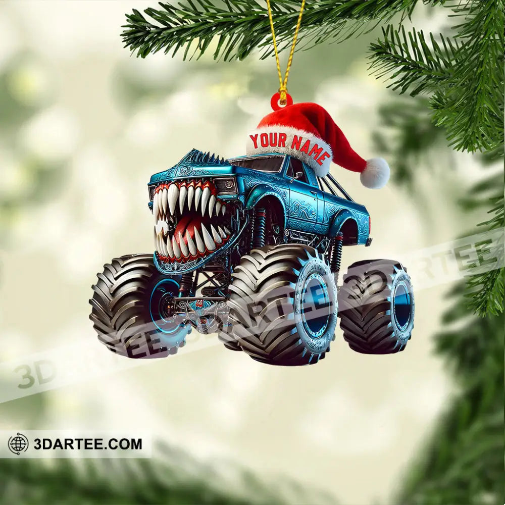 Monster Truck Home Decor Christmas Ornament Personalized Ornament Ornament