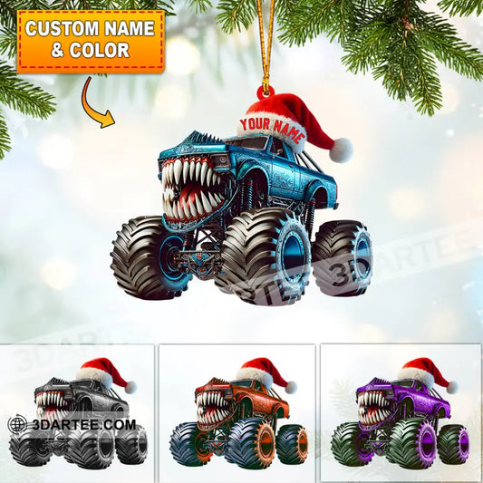 Monster Truck Home Decor Christmas Ornament Personalized Ornament Ornament