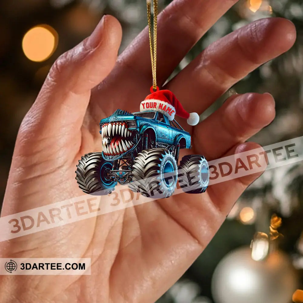 Monster Truck Home Decor Christmas Ornament Personalized Ornament Ornament