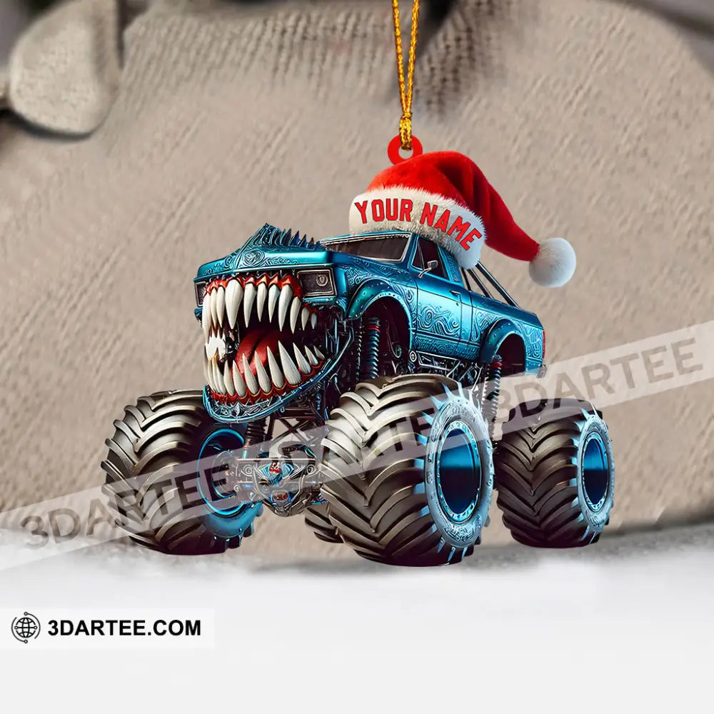 Monster Truck Home Decor Christmas Ornament Personalized Ornament Ornament