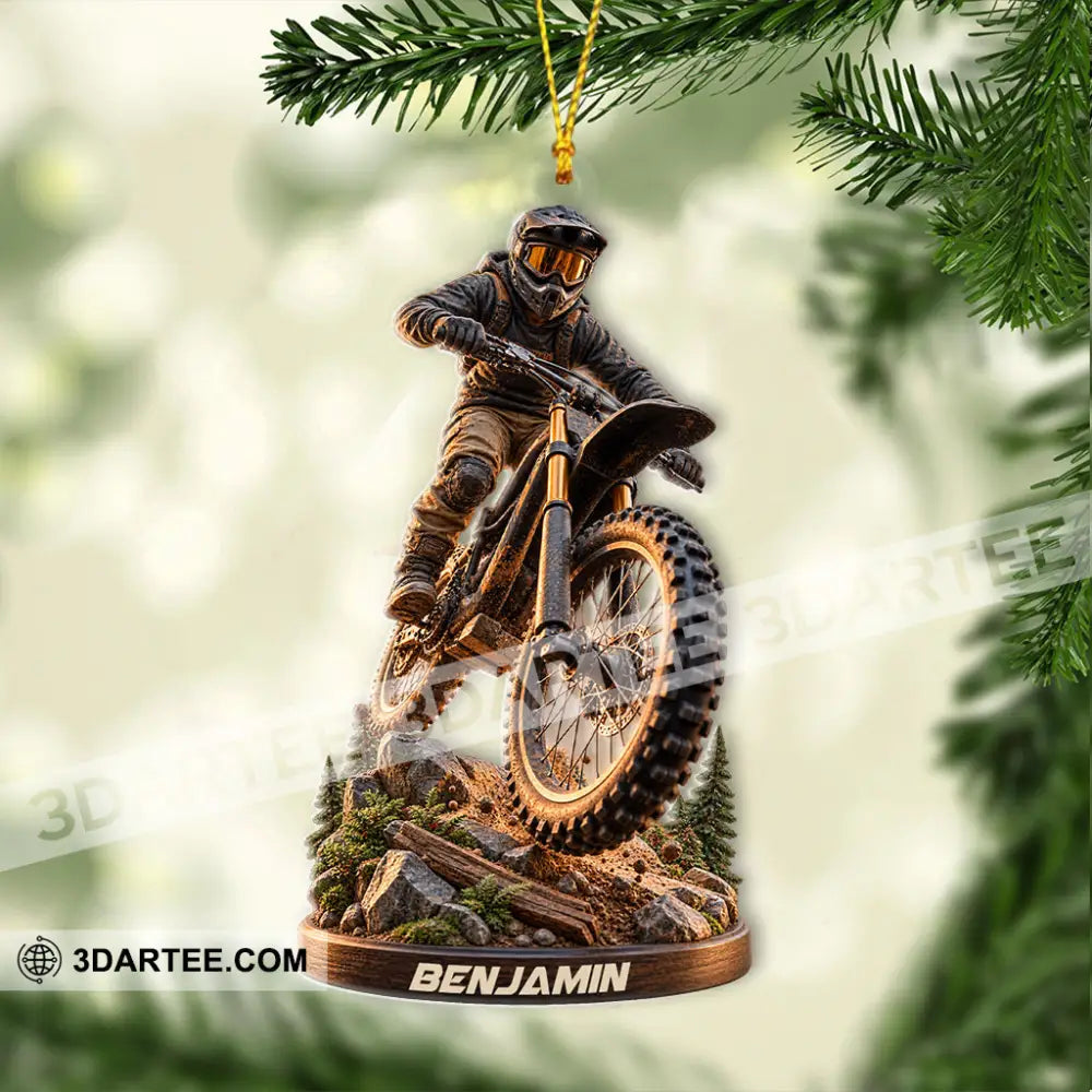 Mountain Bike Home Decor Christmas Ornament Personalized Ornament - Ornament
