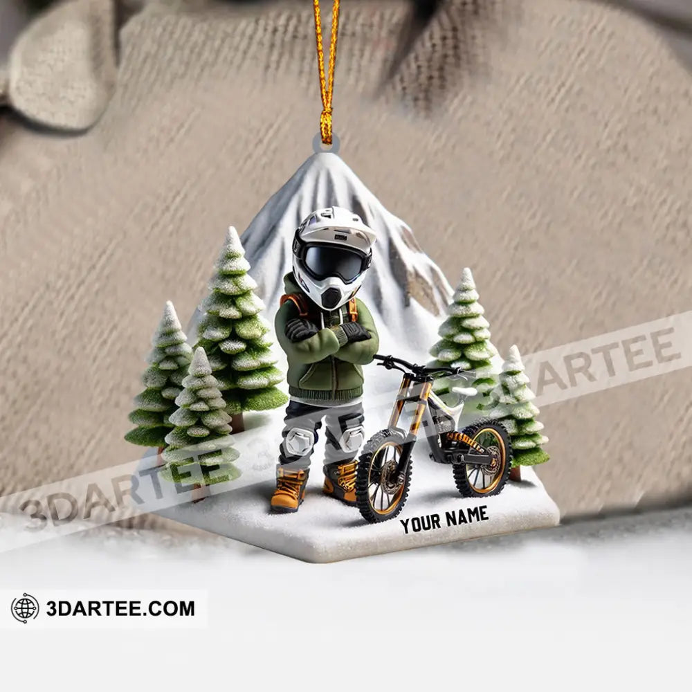Mountain Bike Home Decor Christmas Ornament Personalized Ornament Ornament