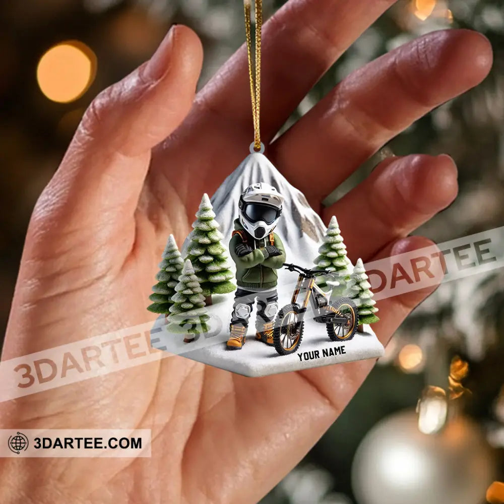 Mountain Bike Home Decor Christmas Ornament Personalized Ornament Ornament