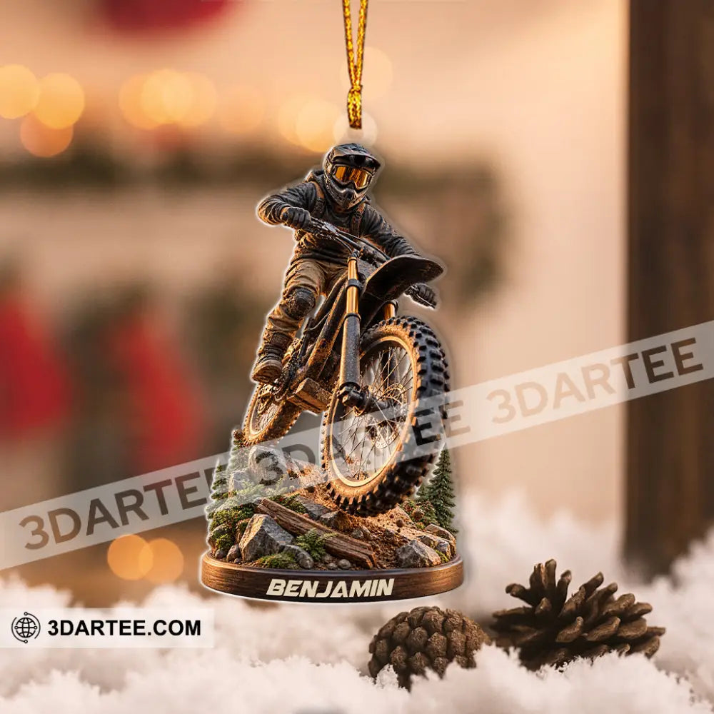 Mountain Bike Home Decor Christmas Ornament Personalized Ornament - Ornament