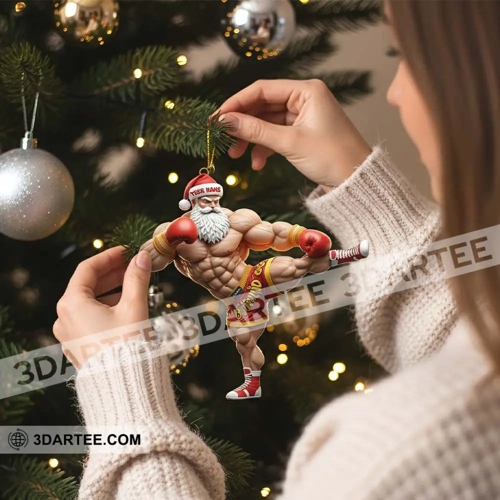 Muay Thai Home Decor Christmas Ornament Personalized Ornament Ornament