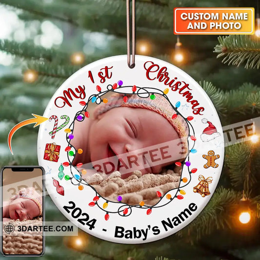 My First Christmas Ornament Personalized Ornament 3.54’’ / 1 Ornament Ornament