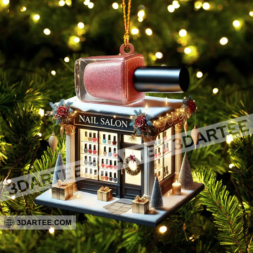 Nail Salon Christmas Ornament Personalized Ornament Ornament