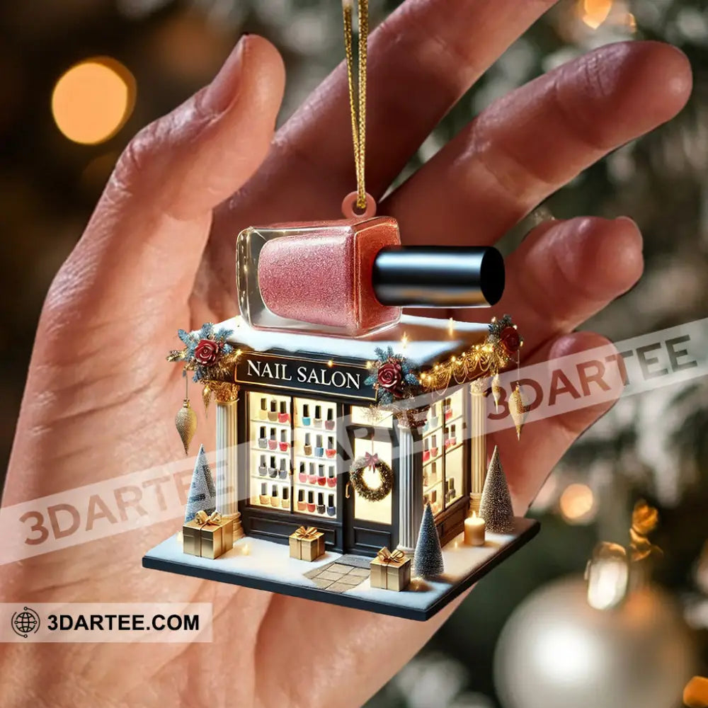 Nail Salon Christmas Ornament Personalized Ornament Ornament