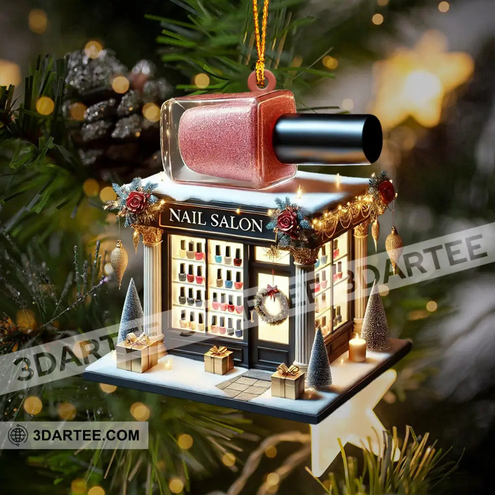 Nail Salon Christmas Ornament Personalized Ornament Ornament